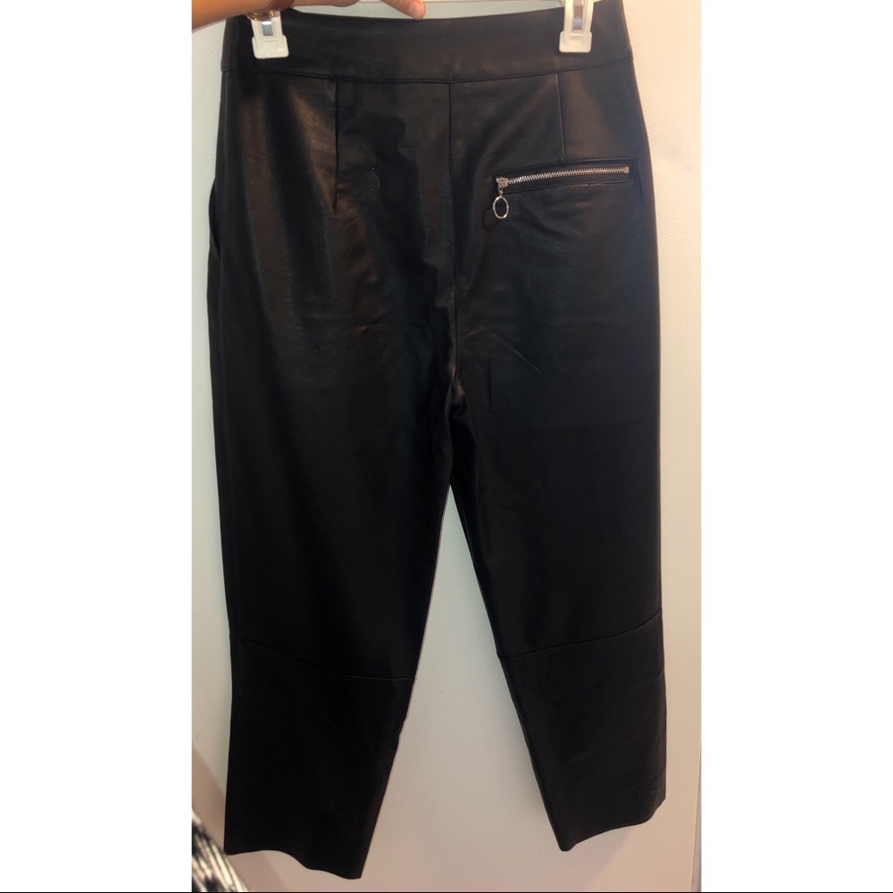 Tags still attached! Black leather pants